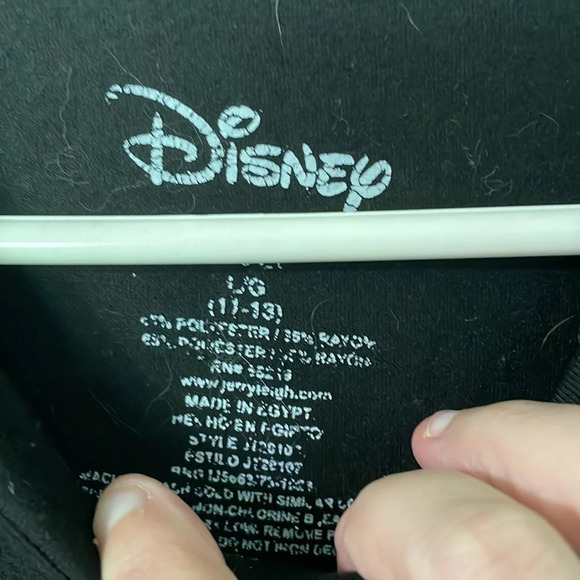 Disney Minnie Mouse Black Short Sleeve Shirt Size Large - Picture 2 of 6